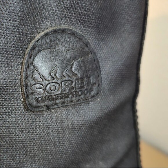 SOREL Boots Mens Size 9 1964 Premium Waterproof Boots Black Red NM1560-012 - Picture 6 of 8